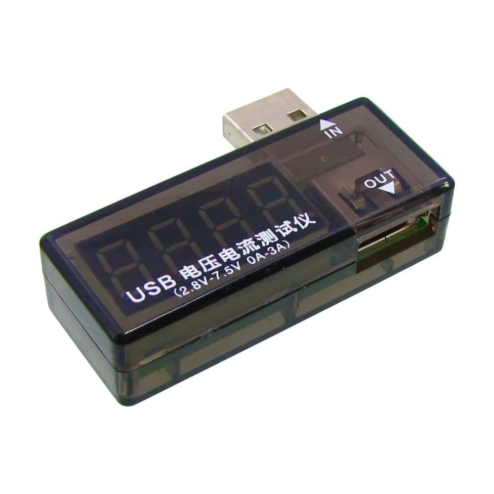 USB-тестер AIDA A-3333, измерения напряжения и тока при зарядке мобильного устройства