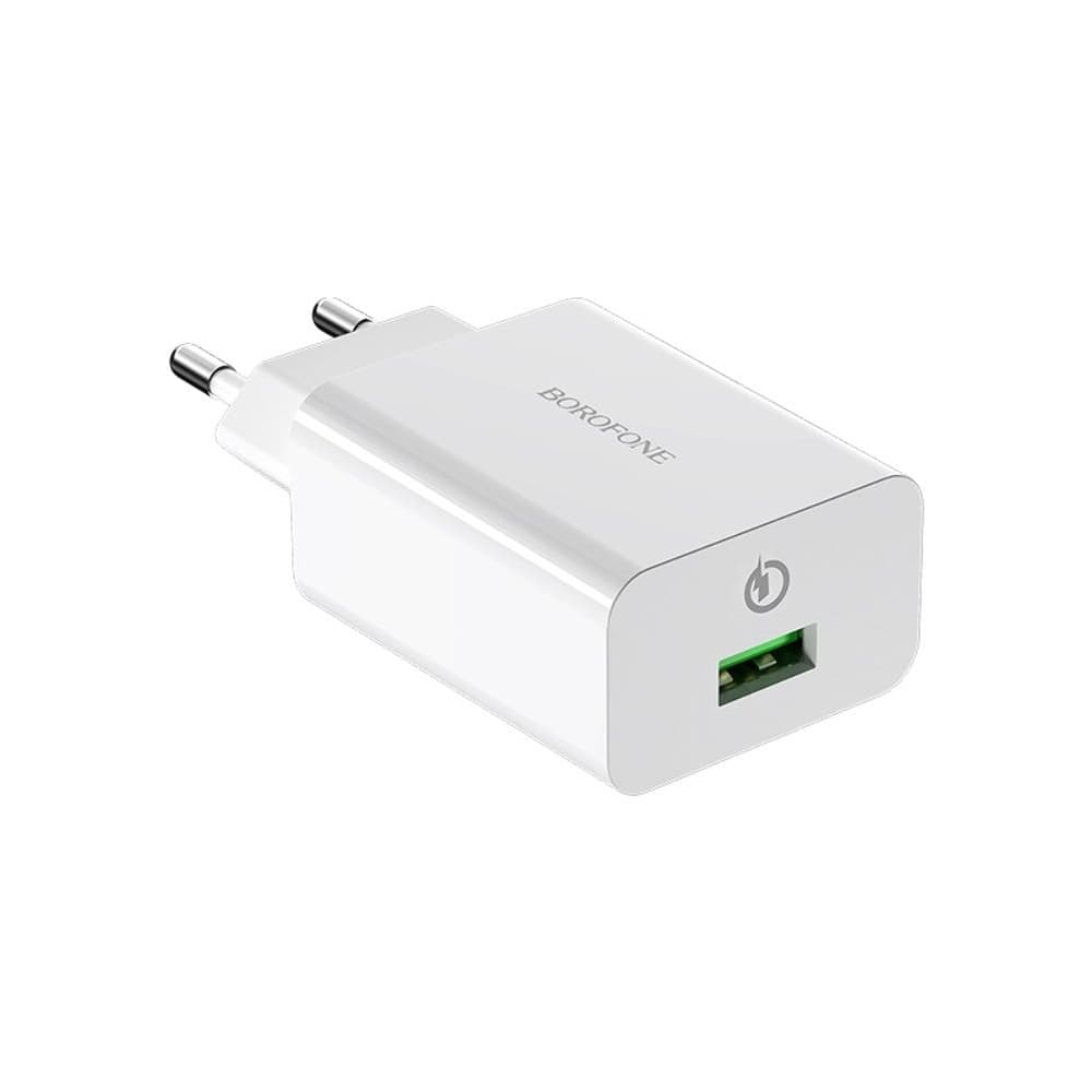    Borofone BA21A, 1 USB, 18 , Quick Charge 3.0, 