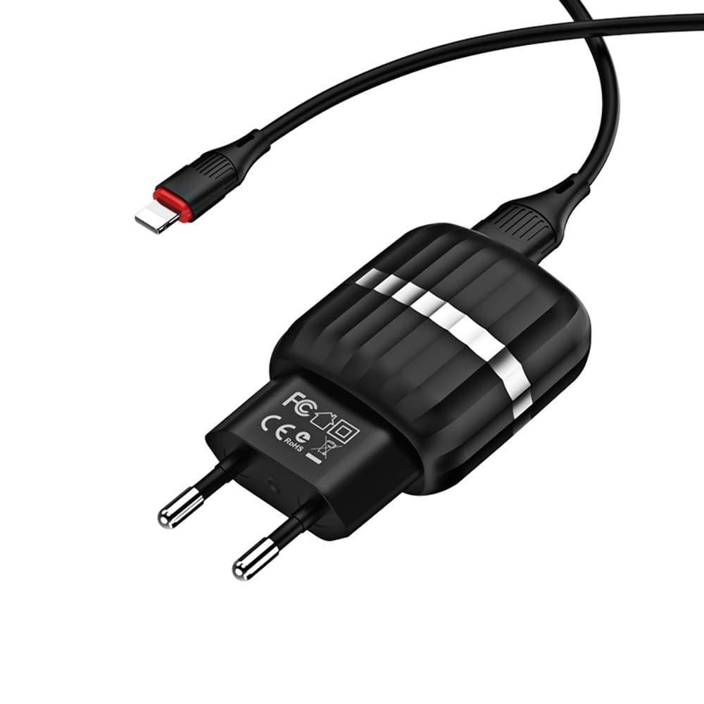    Borofone BA24A, 2 USB, 2.4 , Lightning, 