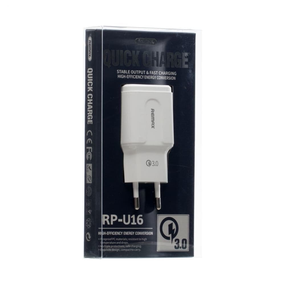    Remax RP-U16, 1 USB, 3.0A, 