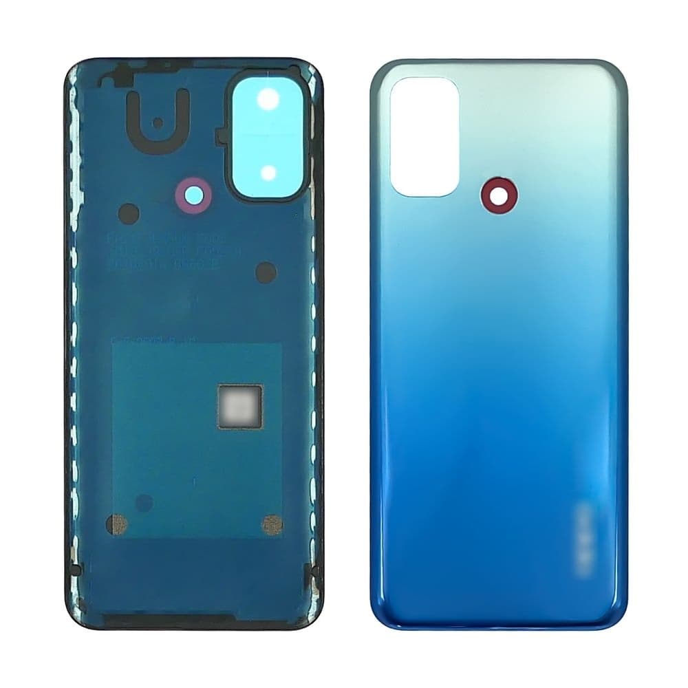 Задняя крышка Oppo A53, A53s, синяя, серая, Fancy Blue, версия 4G, Original (PRC) | корпус, панель аккумулятора, АКБ, батареи