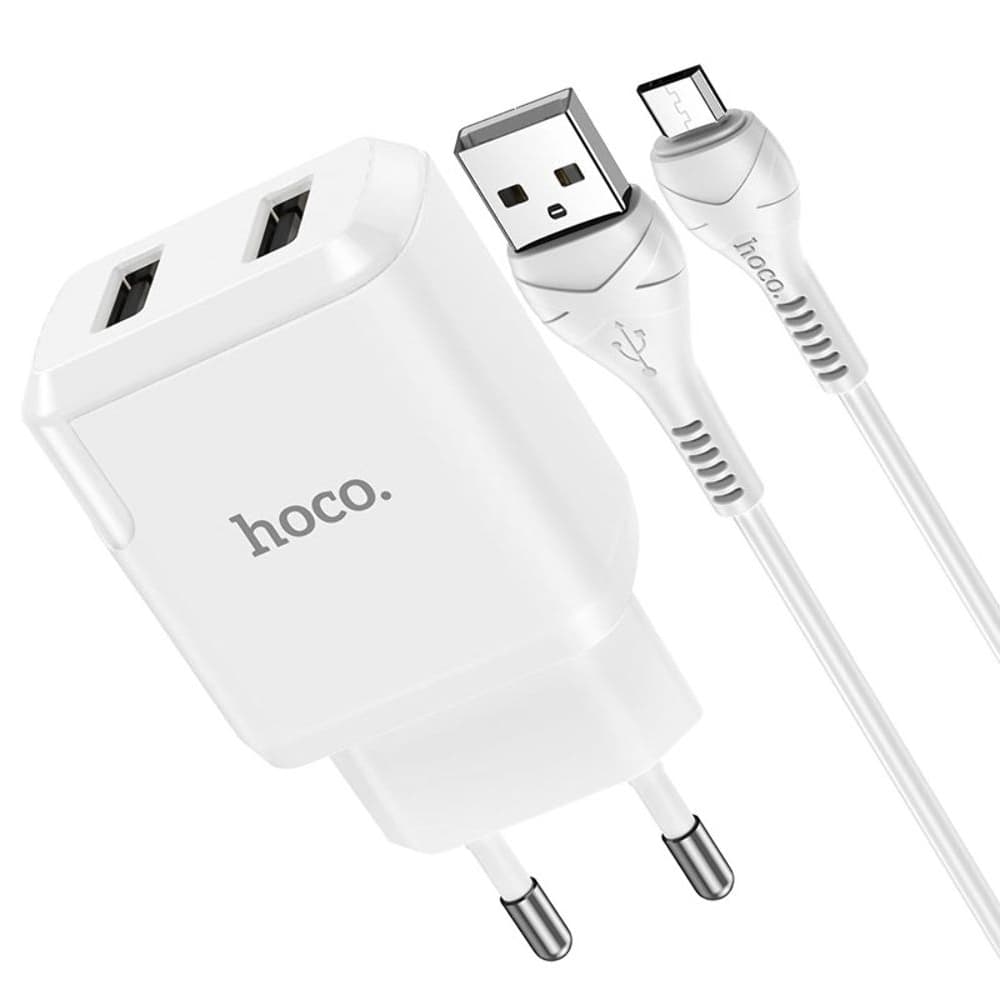    Hoco N7, 2 USB, 2.1 , 10.5 , Micro-USB, 