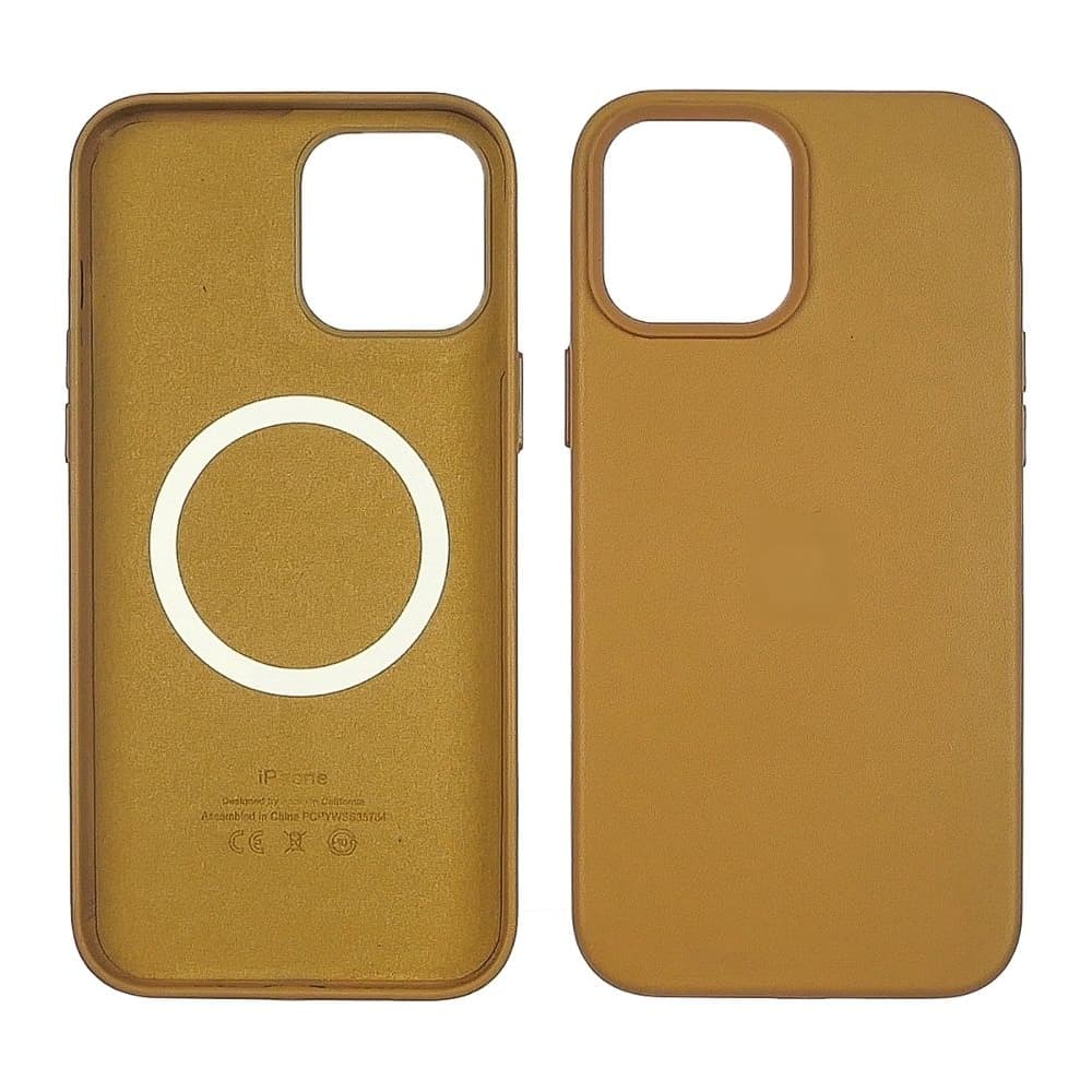  Apple iPhone 12, iPhone 12 Pro, Leather Case with MagSafe, 
