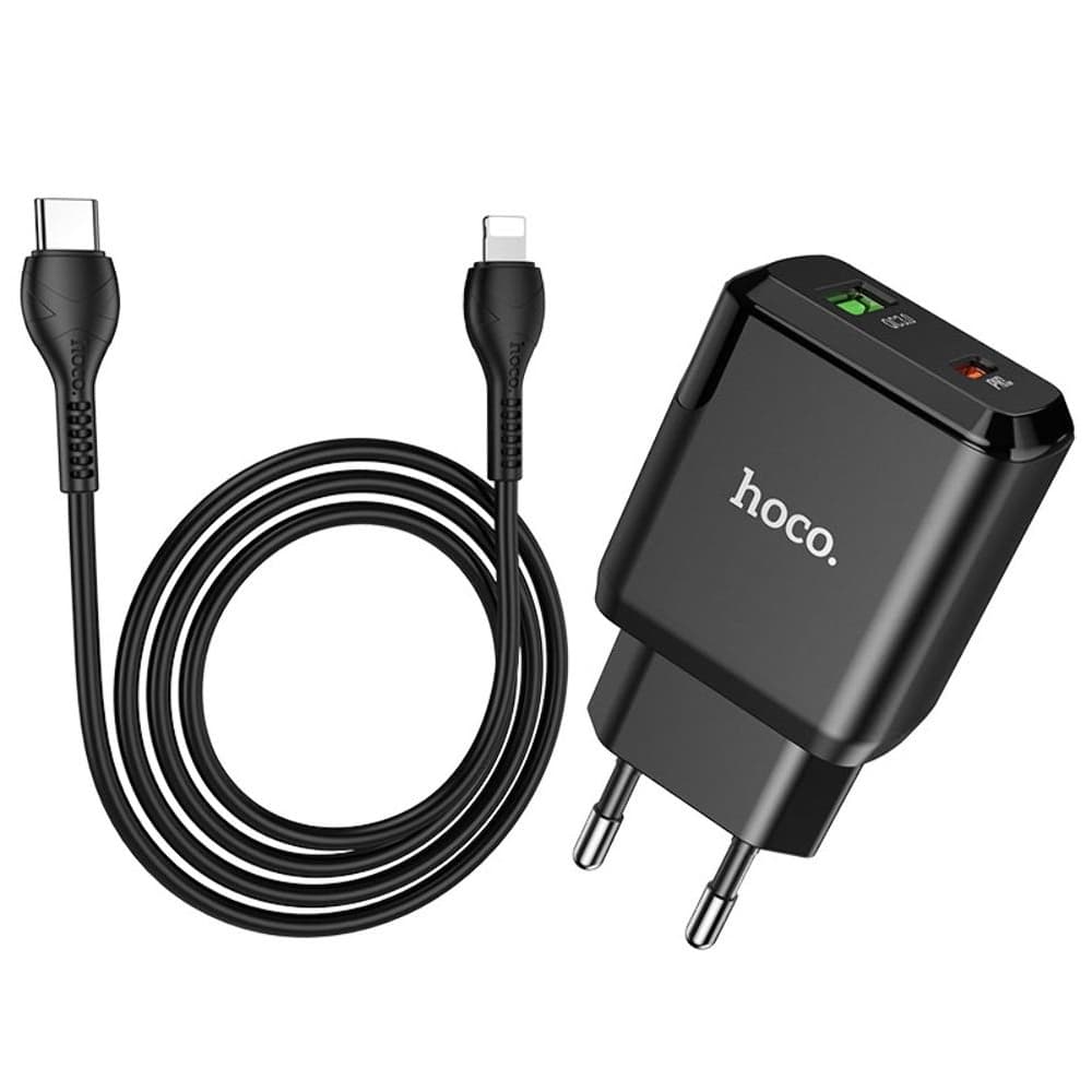    Hoco N5, Power Delivery, Quick Charge 3.0, 3.0 ,   Type-C  Lightning, 