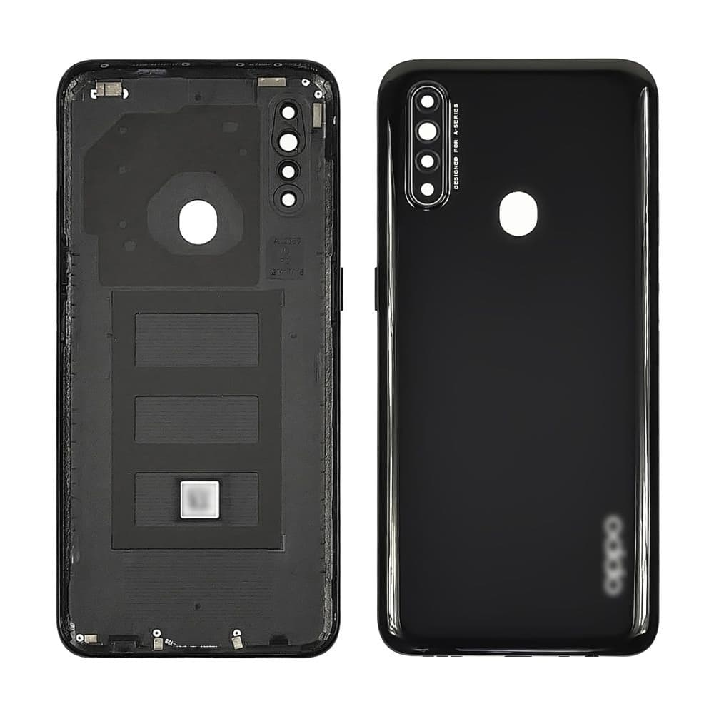 Задняя крышка Oppo A31, черная, Mystery Black, Original (PRC) | корпус, панель аккумулятора, АКБ, батареи