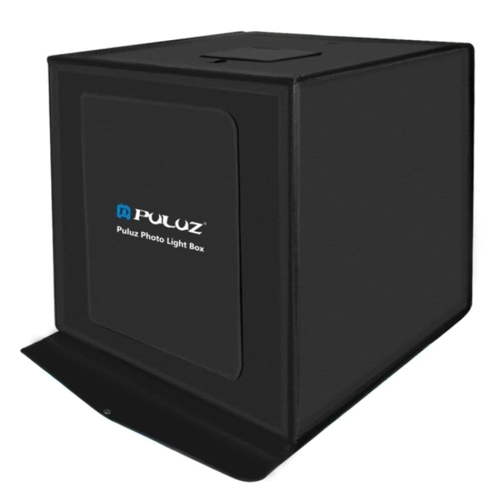 Лайтбокс Puluz PU5040, 40 x 40 x 40 см, в комплекте с 2 LED панелями, черный | лайткуб, фотобокс, фотокуб