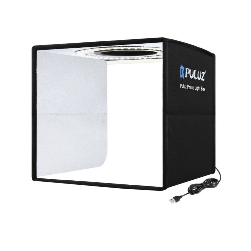 Лайтбокс Puluz PU5041B LED, 40 х 40 х 40 см, черный | лайткуб, фотобокс, фотокуб