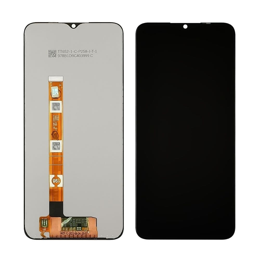 Дисплей Realme C21Y, C25Y, черный | с тачскрином | Original (PRC) | дисплейный модуль, экран, монитор