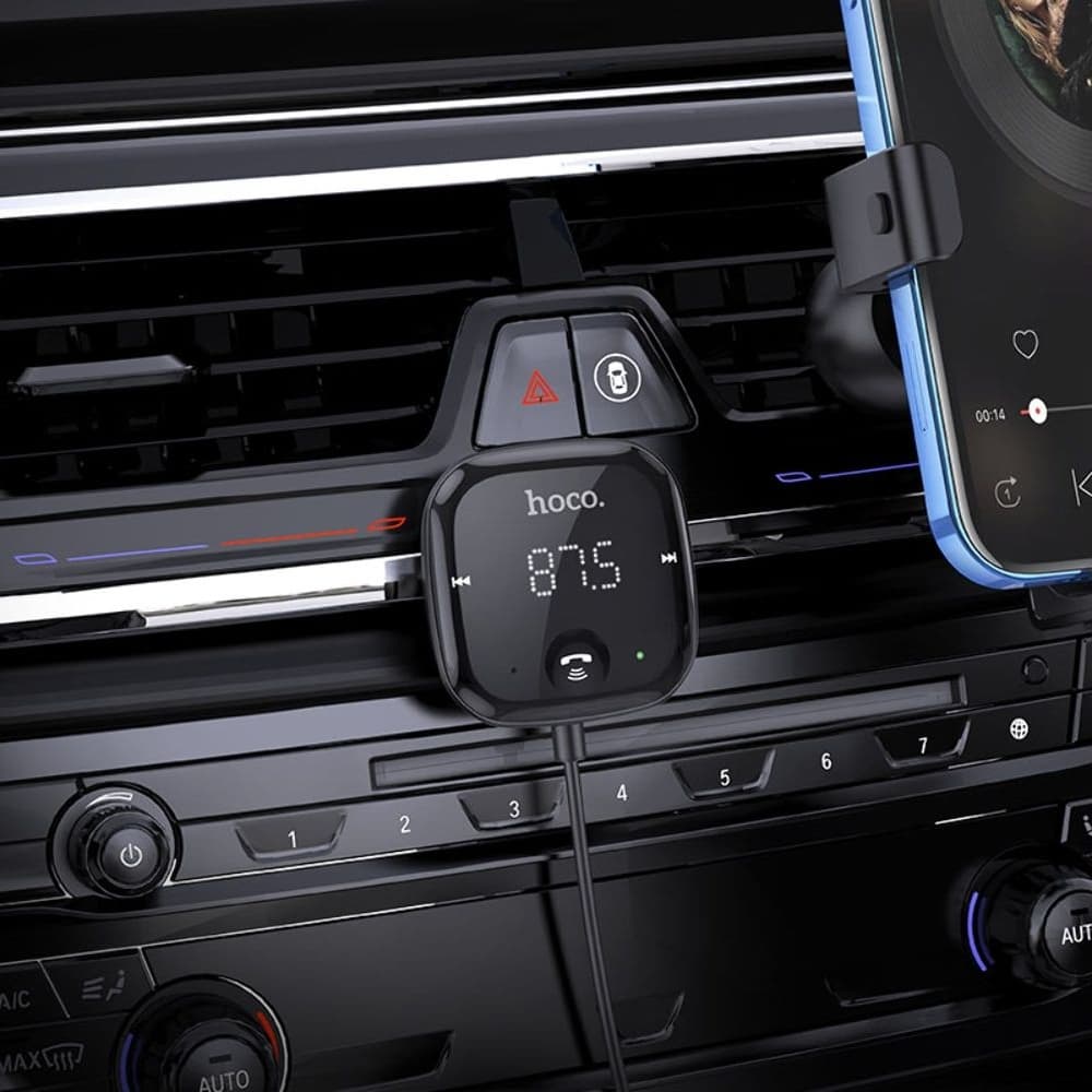 FM- Hoco E65,   Bluetooth,  | FM-