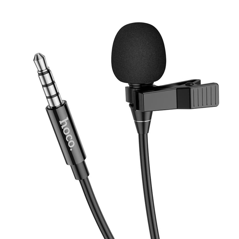 Микрофон Hoco L14, Jack 3.5, черный