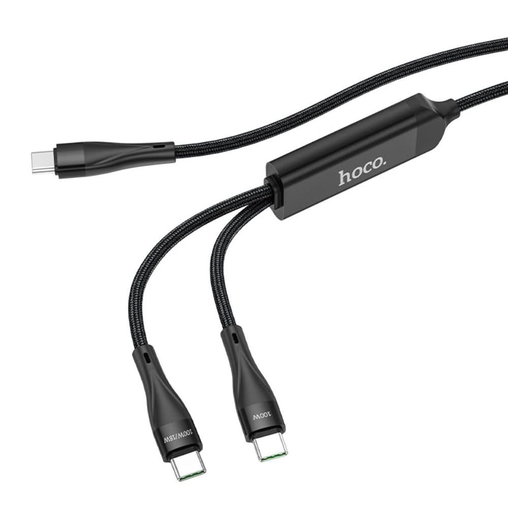 USB- Hoco U102, Type-C  Type-C, 5.0 , 120 , Power Delivery (100 ), 2  1, 