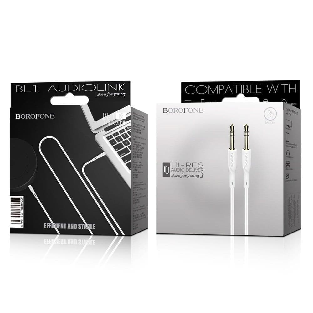 AUX-USB- Borofone BL1, Jack 3.5  Jack 3.5, 100 , 