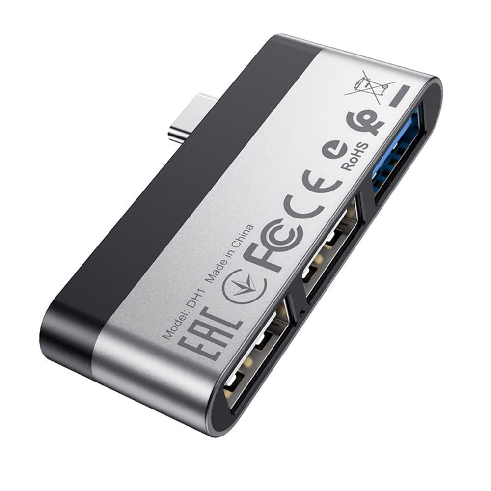  Borofone DH1, 3  1, Type-C  USB 3.0 (F), 2 USB 2.0 (F),  ,  | USB-