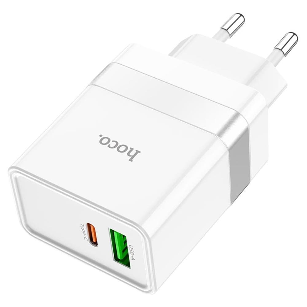    Hoco N21, 1 USB, 1 USB Type-C, Power Delivery, 30 , Quick Charge 3.0, 