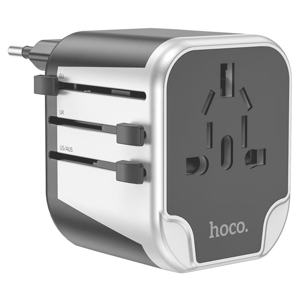     Hoco AC5, 2 USB, 1  (EU, US, UK, AUS), 