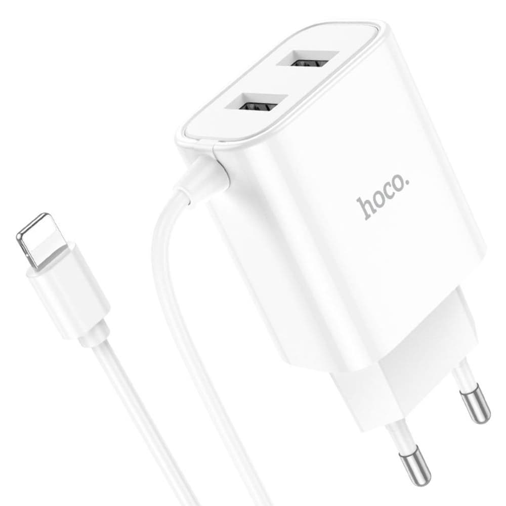    Hoco C103A, 2 USB,   Lightning, 