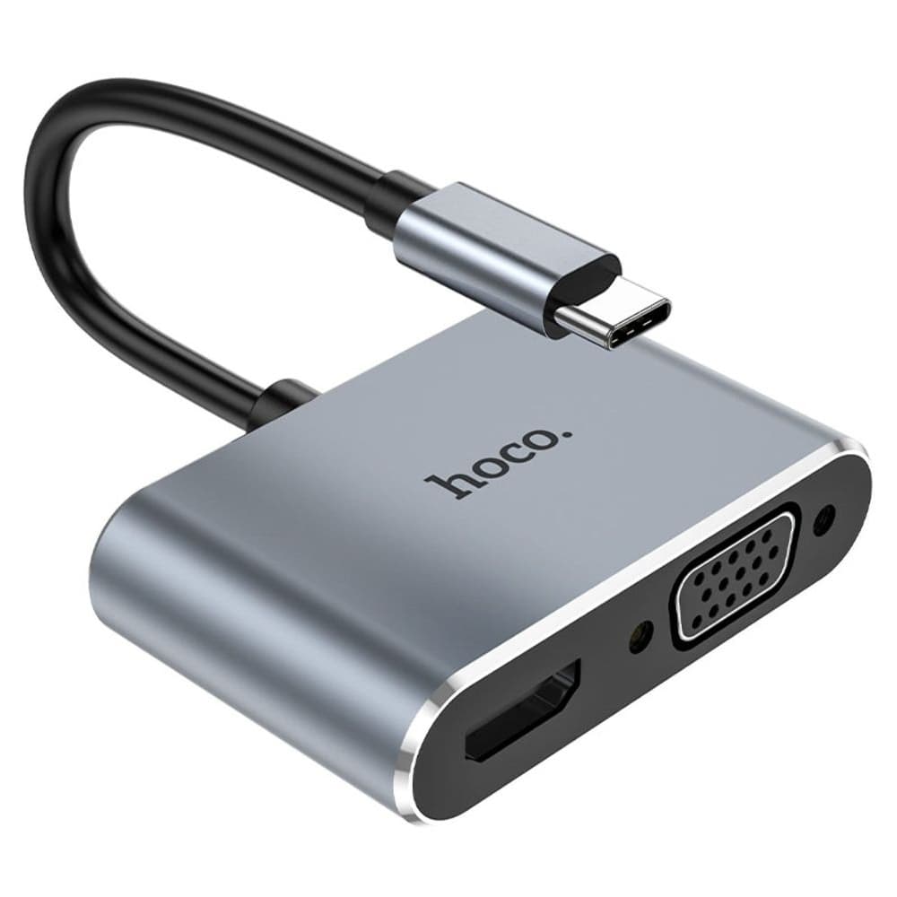   Hoco HB29, 2  1, Type-C  HDMI (F)/ VGA (F), 15 