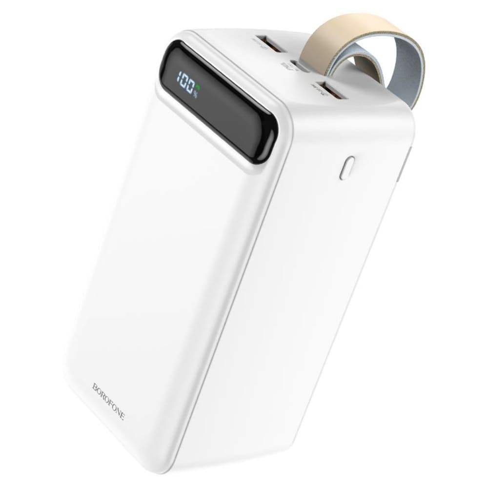 Power bank Borofone BJ14D, 50000 mAh, 22.5 Вт, Power Delivery (20 Вт), Quick Charge 3.0, белый