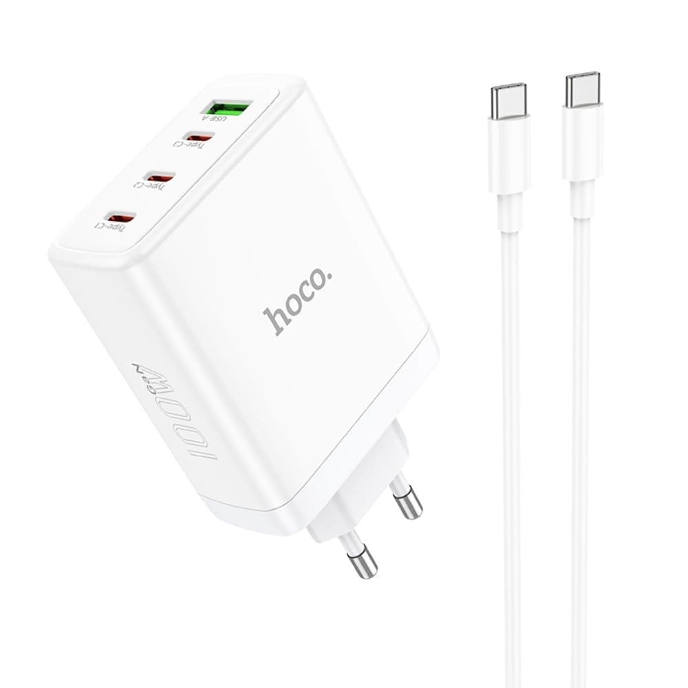    Hoco N31, 1 USB, 3 USB Type-C, Quick Charge, Power Delivery, 100 ,  Type-C  Type-C, 