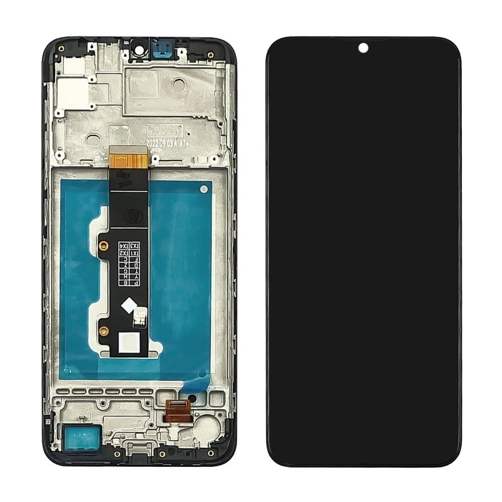 Дисплей Motorola Moto E20, XT2155, черный | с тачскрином | с передней панелью | Original (PRC) | дисплейный модуль, экран, монитор
