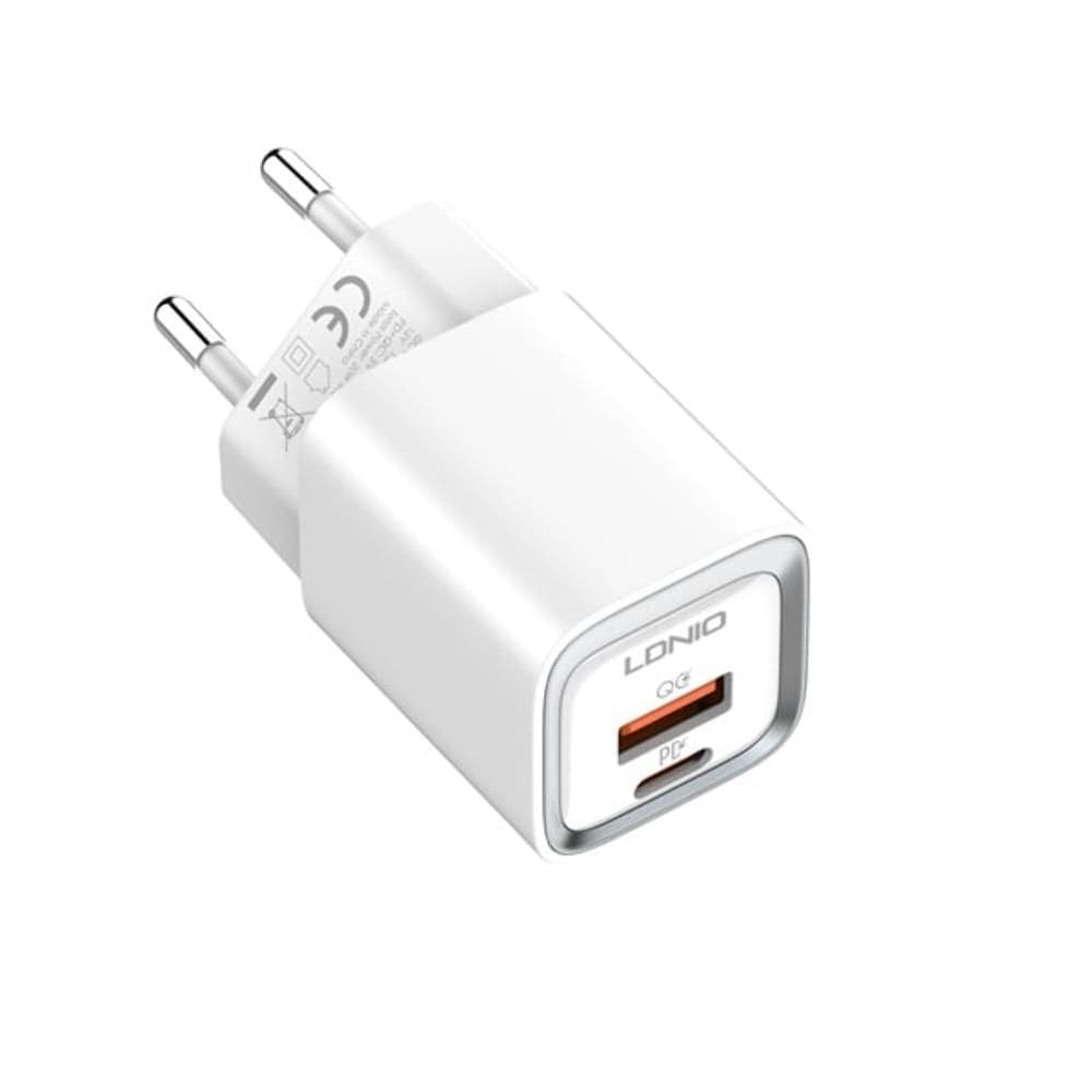    Ldnio A2318C, 1 USB, 1 Type-C, Quick Charge, Power Delivery, ,   Type-C  Lightning