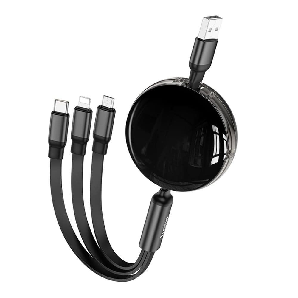 USB- Hoco X78, 3  1, USB  Type-C/ Lightning/ MicroUSB, 100 , 
