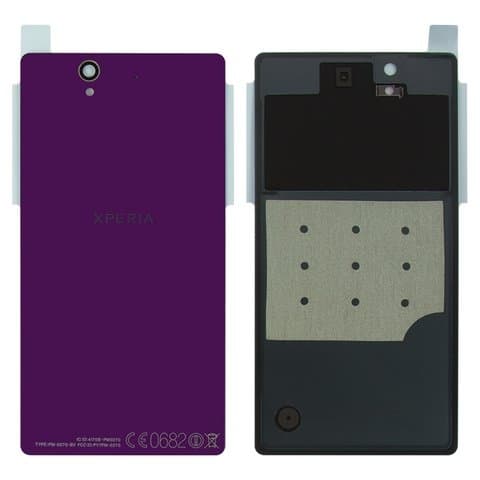 Задняя крышка Sony C6602 L36h Xperia Z, C6603 L36i Xperia Z, C6606 L36a Xperia Z, фиолетовая, Original (PRC) | корпус, панель аккумулятора, АКБ, батареи
