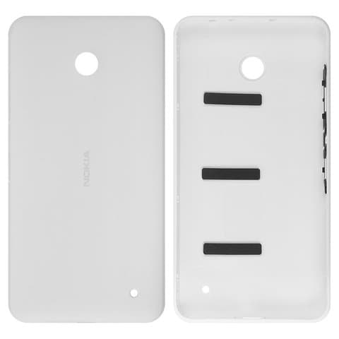 Задняя крышка Nokia Lumia 630 Dual Sim, Lumia 635, белая, Original (PRC), с боковыми кнопками, Original (PRC) | корпус, панель аккумулятора, АКБ, батареи