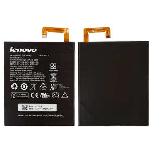  Lenovo IdeaTab A5500, Tab 2 A8-50F, Tab A8-50, L13D1P32, Original (PRC) | 3-12 .  | , 