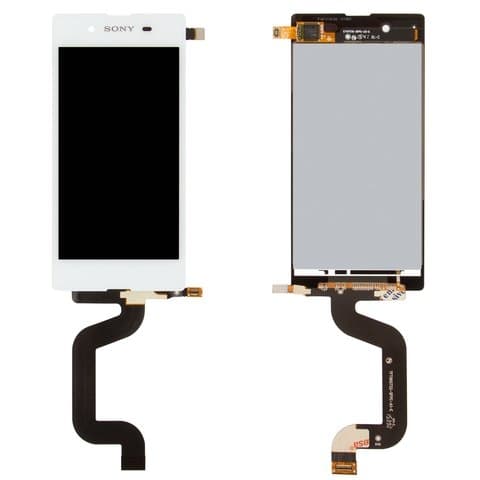 Дисплей Sony D2202 Xperia E3, D2203 Xperia E3, D2206 Xperia E3, белый | с тачскрином | Original (PRC) | дисплейный модуль, экран, монитор
