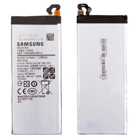  Samsung SM-A720 Galaxy A7 (2017), EB-BA720ABE, Original (PRC) | 3-12 .  | , 