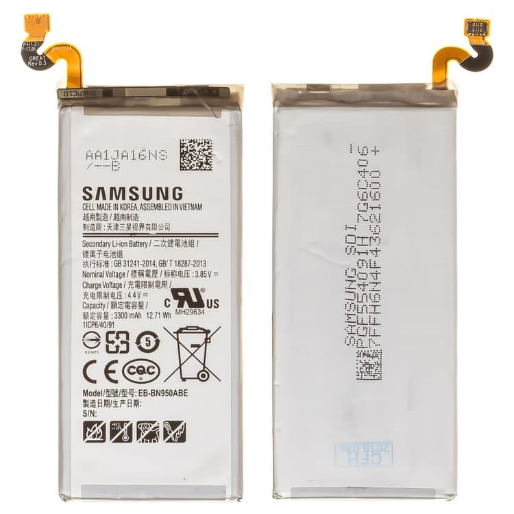 Samsung SM-N950 Galaxy Note 8, EB-BN950ABA, EB-BN950ABE, Original (PRC) | 3-12 .  | , 