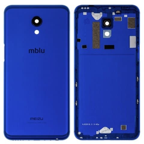 Задняя крышка Meizu M6s, M712H, синяя, Original (PRC) | корпус, панель аккумулятора, АКБ, батареи