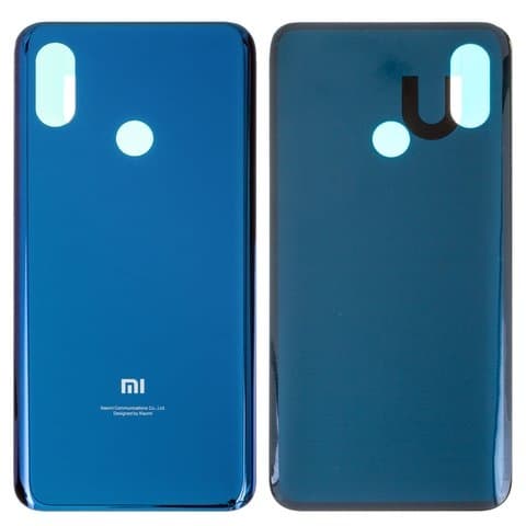 Задняя крышка Xiaomi Mi 8, M1803E1A, синяя, Original (PRC) | корпус, панель аккумулятора, АКБ, батареи