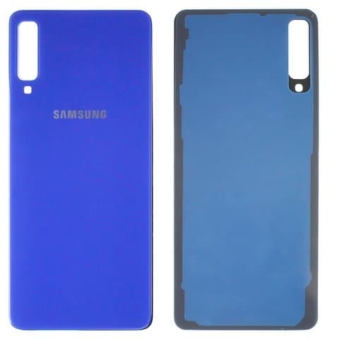 Задняя крышка Samsung SM-A750 Galaxy A7 (2018), синяя, Original (PRC) | корпус, панель аккумулятора, АКБ, батареи