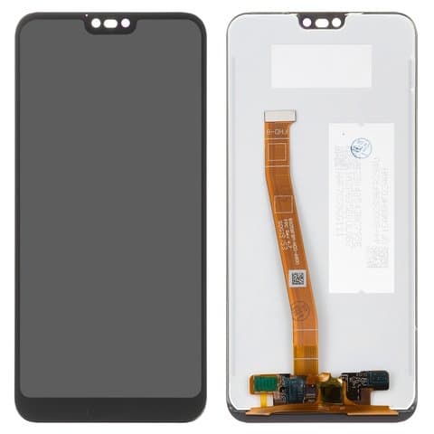 Дисплей Huawei Honor 10, COL-L29, COL-L29D, черный | с тачскрином | High Copy, без сканера (датчика) отпечатка пальца (Touch ID) | дисплейный модуль, экран, монитор