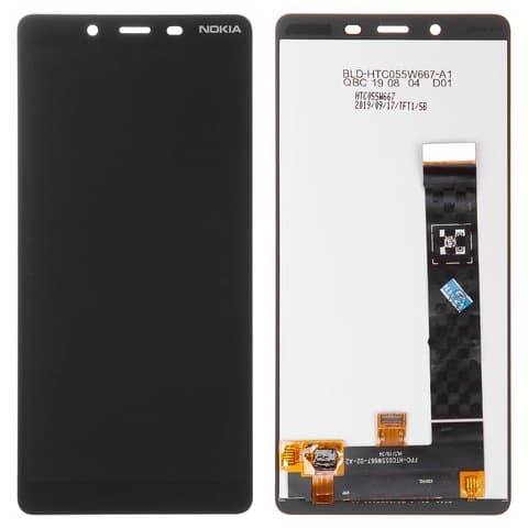 Дисплей Nokia 1 Plus, черный | с тачскрином | Original (PRC) | дисплейный модуль, экран, монитор