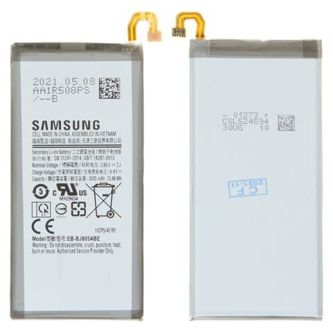  Samsung SM-A605 Galaxy A6 Plus (2018), SM-J805 Galaxy J8 Plus, SM-J810 Galaxy J8 (2018), EB-BJ805ABE, Original (PRC) | 3-12 .  | , 