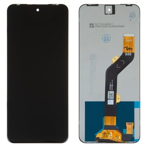 Дисплей Infinix Hot 12 Play, Hot 12 Play NFC, X6816D, черный | с тачскрином | Original (PRC) | дисплейный модуль, экран, монитор