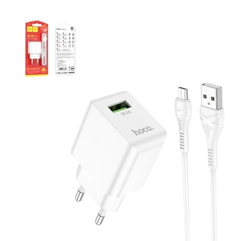    Hoco C98A, 18 , Quick Charge, ,  micro-USB  -, 1 , #6931474766861