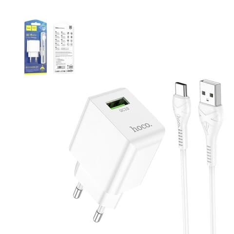    Hoco C98A, 18 , Quick Charge, ,  USB  -C, 1 , #6931474766878
