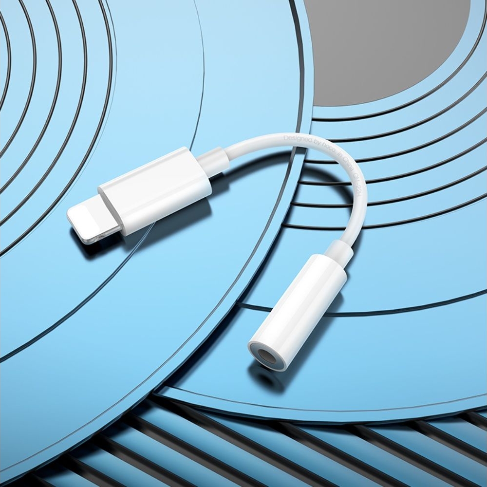 AUX-USB- Hoco LS34,  , Lightning  Jack 3.5 (F), 8 , 