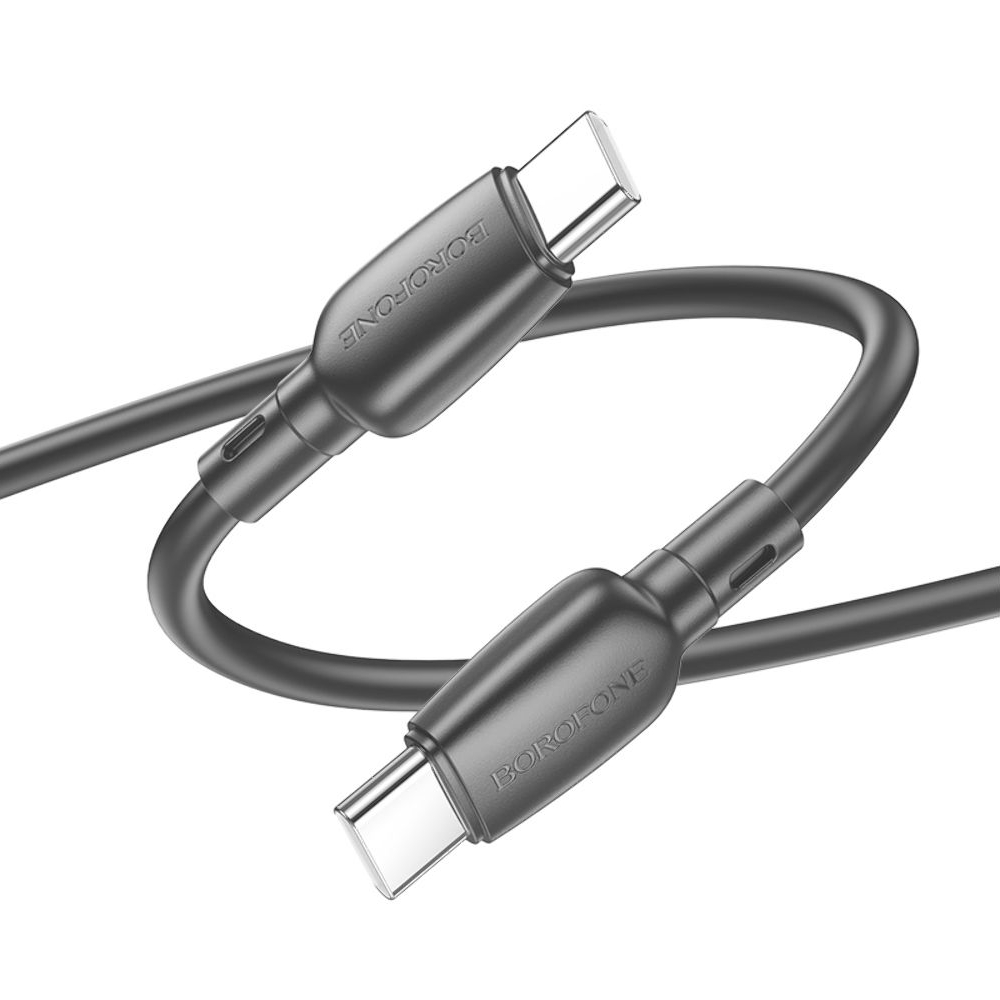 USB- Borofone BX93, Type-C  Type-C, Power Delivery (60 ), 100 , 