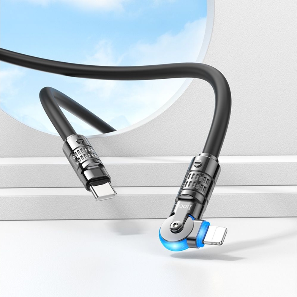 USB- Hoco U118, Type-C  Lightning, 120 , 