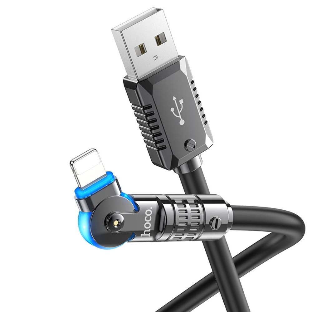 USB- Hoco U118, USB  Lightning, 120 , 