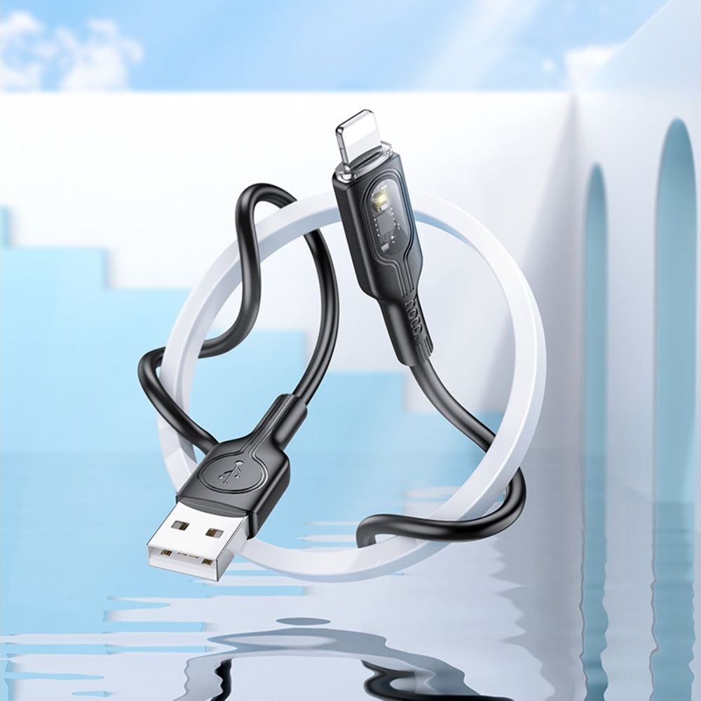 USB- Hoco U120, Lightning, 100 , 