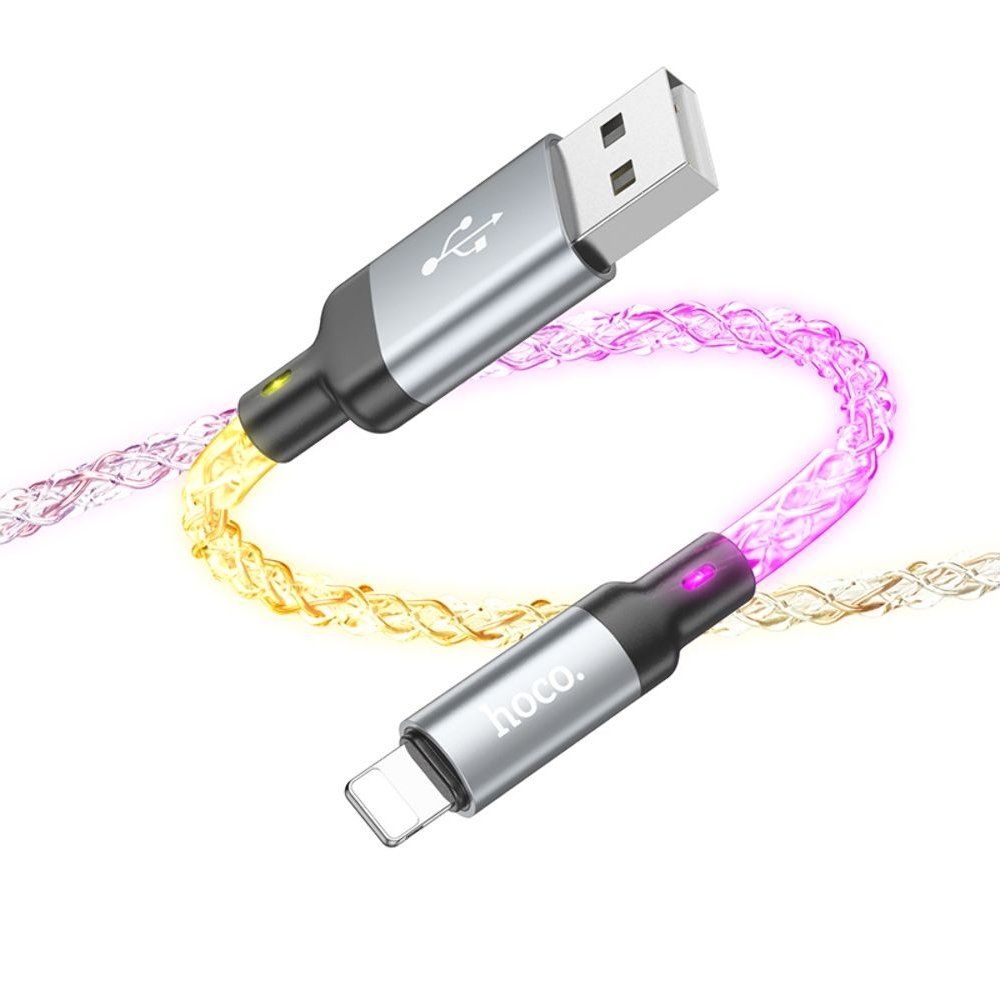 USB-, USB  Lightning Hoco U112 2.4A, 100 , 