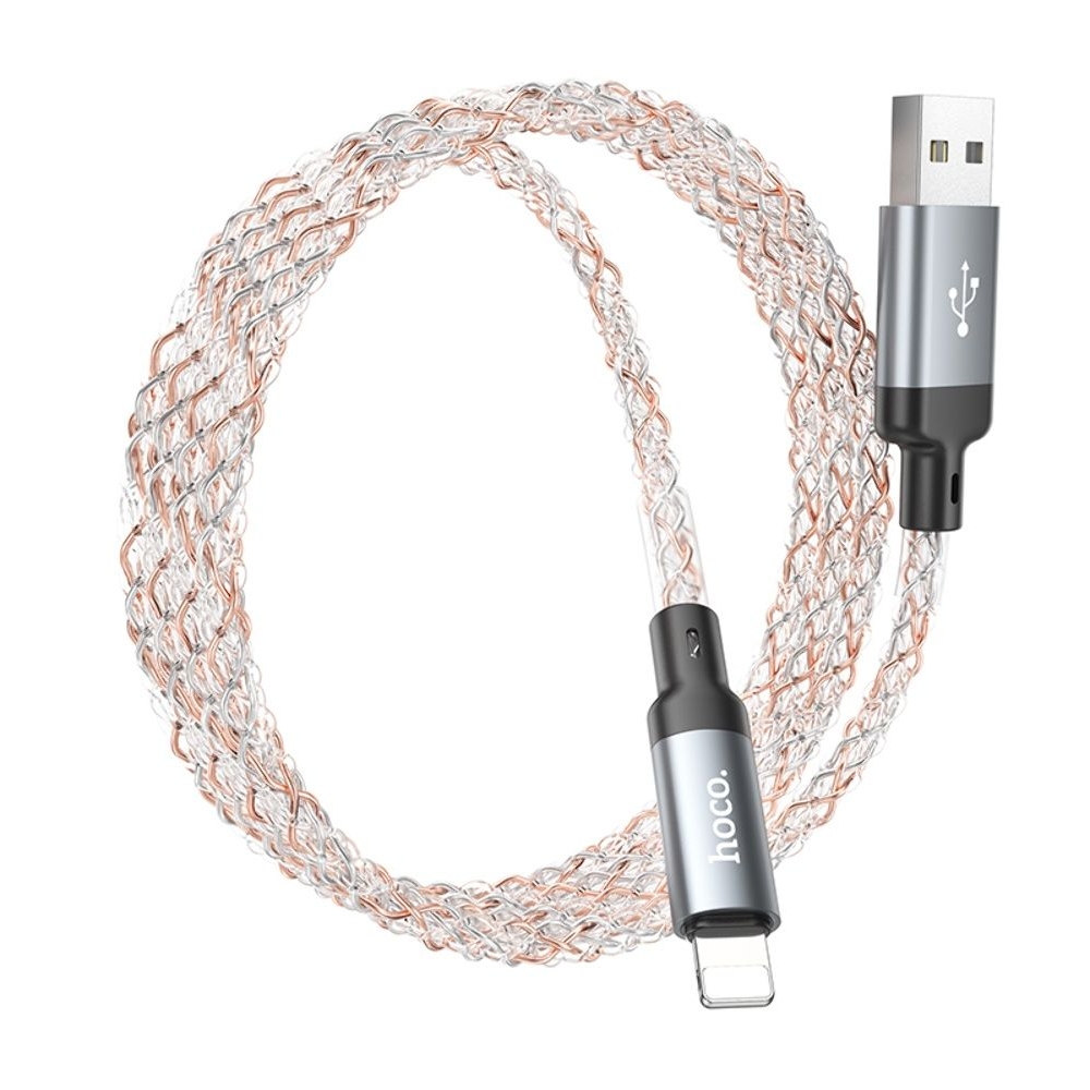 USB-, USB  Lightning Hoco U112 2.4A, 100 , 