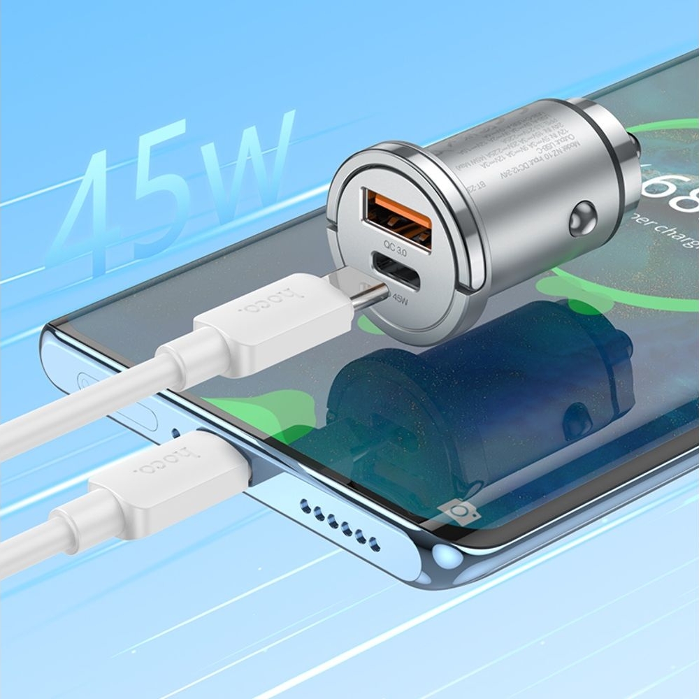    Hoco NZ10, USB, Type-C, PD, 45W,  | ,  