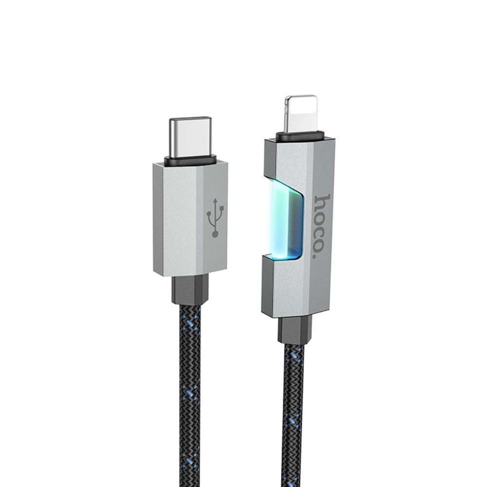 USB- Hoco U123, Type-C  Lightning, 27 , 100 , 